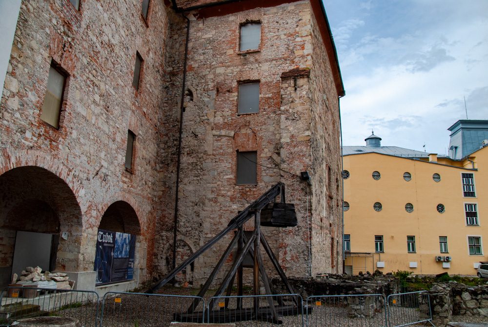 Celje orașul conților, ruine