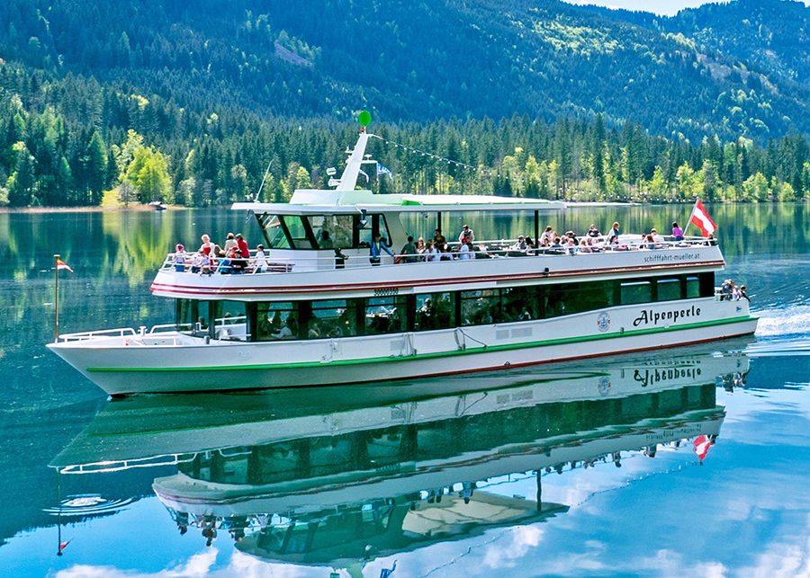 vapor pe lacul Weissensee