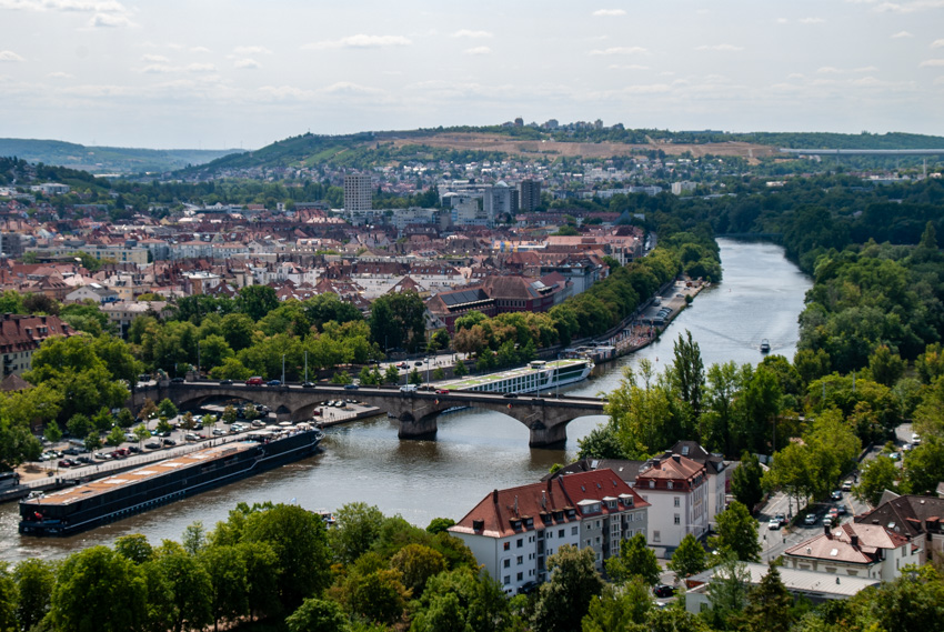 Panorama Würtzburg din Cetatea_Marienberg