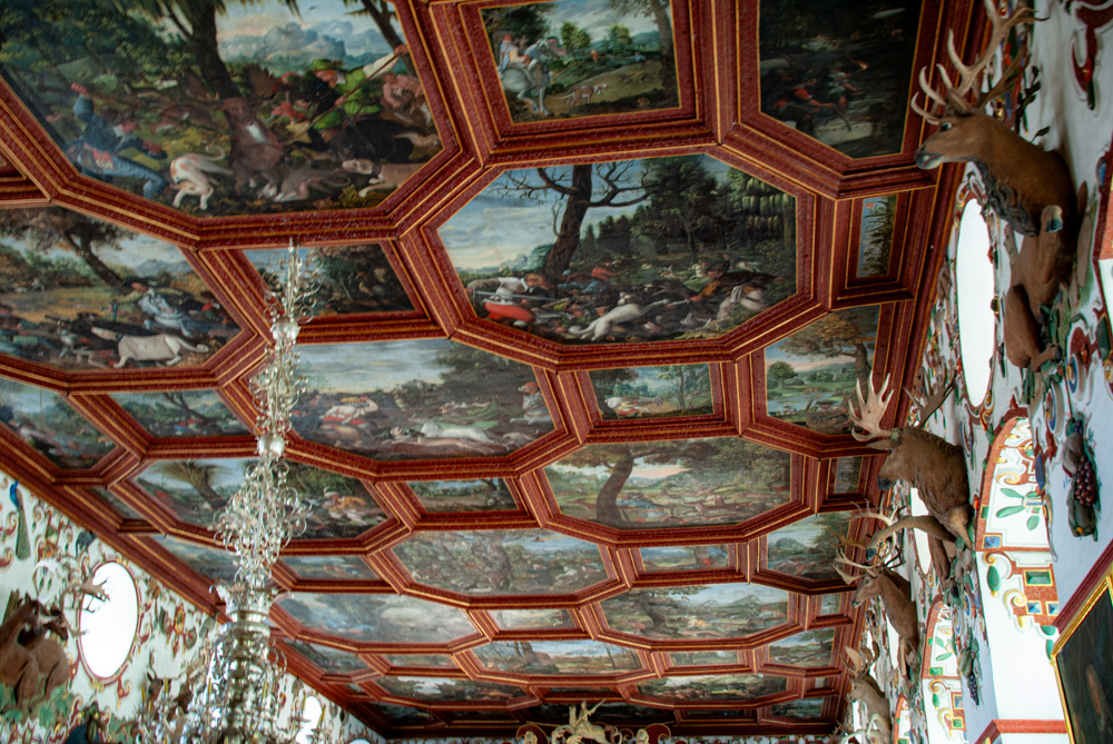 Weikersheim tavan interiorul sala cavalerilor