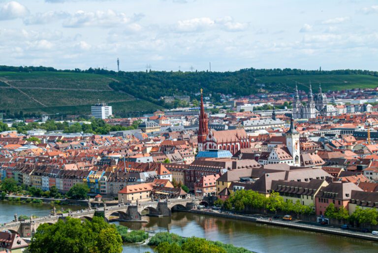 Panorama orasului Wurtzburg