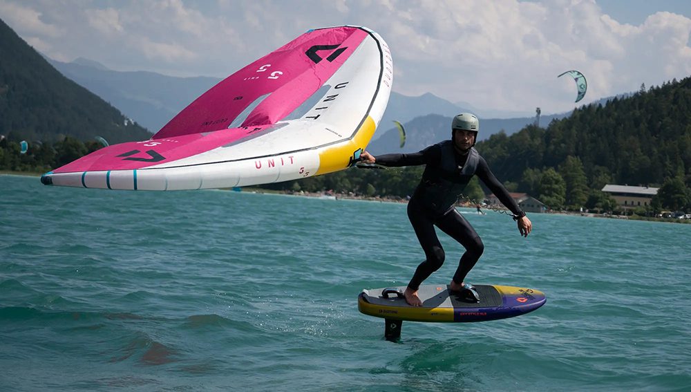 surfing pe lacul Achensee