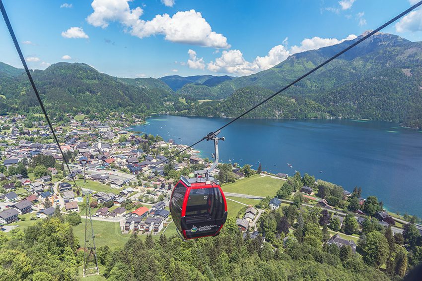 telecabina lacul Wolfgangsee