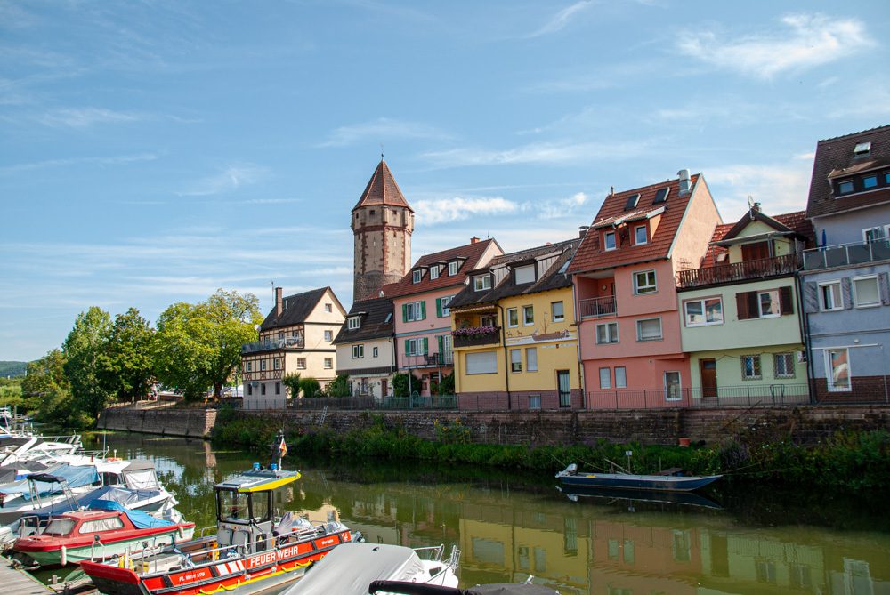 Werheim vedere de pe Tauberbrücke